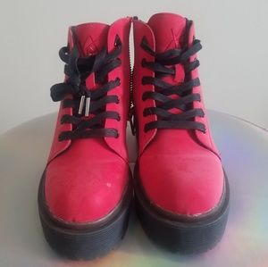 Hot Pink Reflective YRU Slayr Boots.